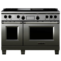 Wolf ICBDF484CG Dual Fuel Range Cooker, Stainless Steel